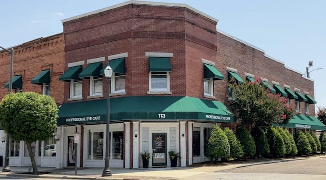 Photo of Benson building exterior.